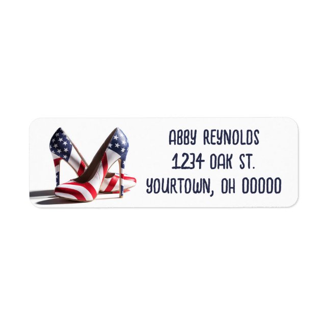 American Flag Fashion Pumps (Front)