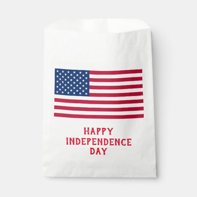 American Flag Favour Bag (Front)