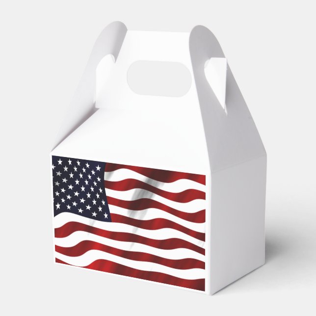 American Flag Favour Box (Front Side)
