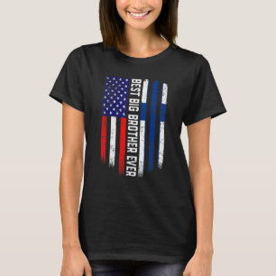 American Flag & Finland Flag Best Big Brother Ever T-Shirt