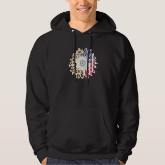 American Flag Firework Director American   Hoodie