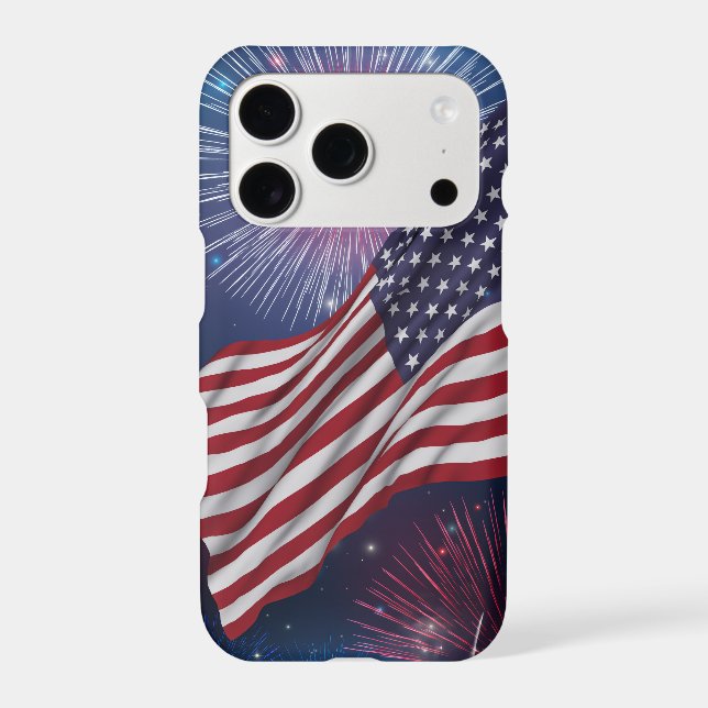 American Flag & Fireworks (Back)