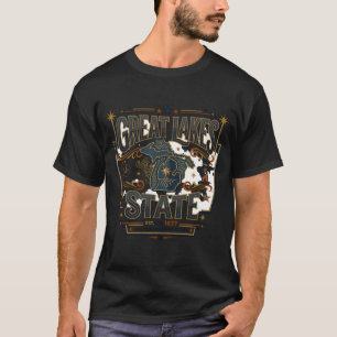 American Flag Fishing Gift Cool Fisher T-Shirt