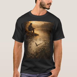 American Flag Fishing USA T-Shirt