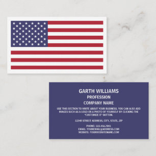 American Flag, Flag of United States Business Card