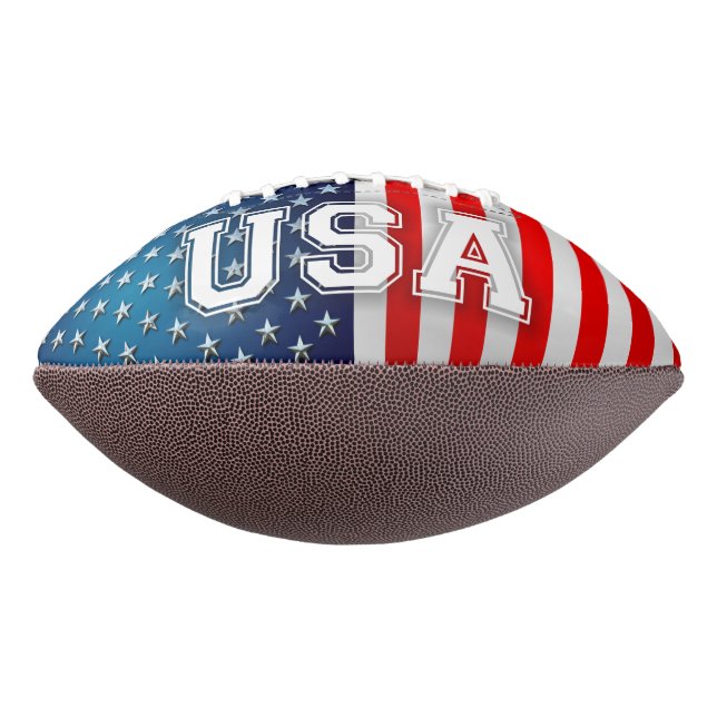 American Flag Football (Rotated 270)