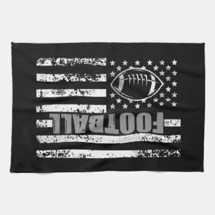 American Flag football Patriotic football Tea Towel