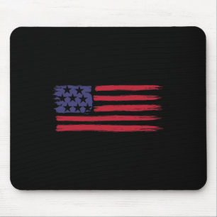 American Flag For Men Women Boy Girl Cool Patrioti Mouse Mat