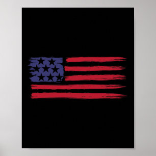 American Flag For Men Women Boy Girl Cool Patrioti Poster
