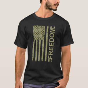 American Flag, Freedom Flag, Distressed Flag T-Shirt