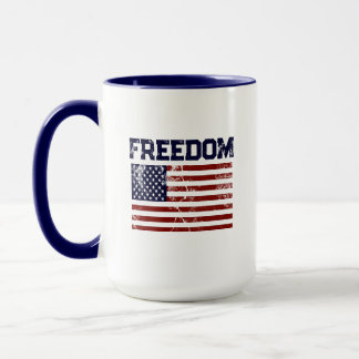 American Flag Freedom Mug