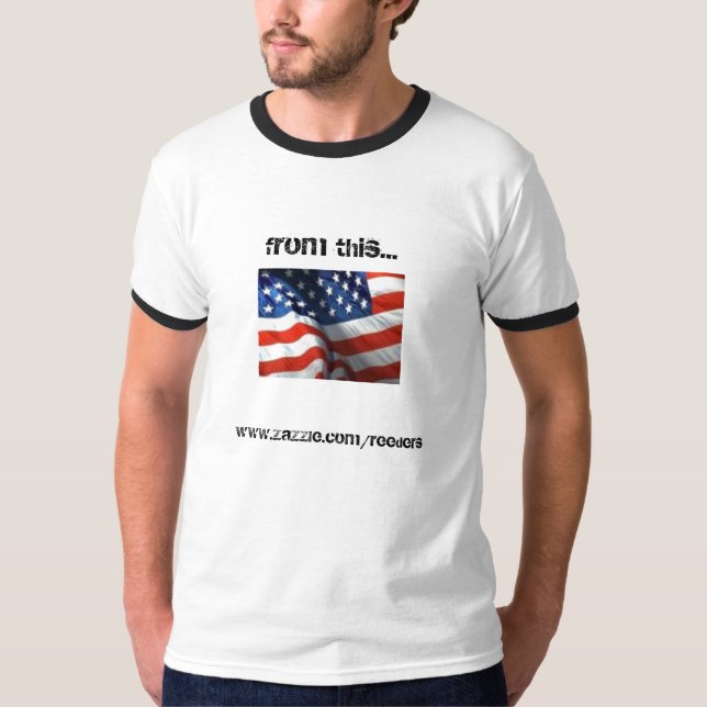 American Flag from this... T-Shirt (Front)