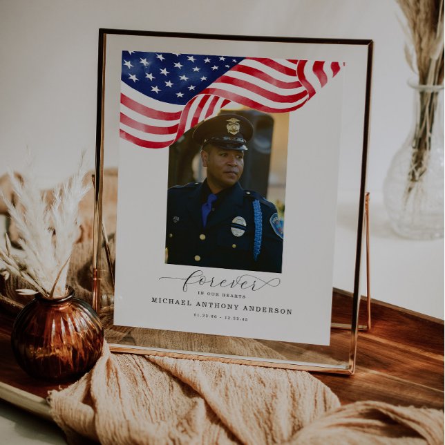 American Flag Funeral Forever In Our Hearts Memory (Creator Uploaded)