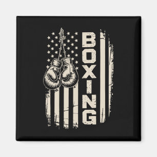 American Flag Funny Boxing Fighter Gym Gloves For Magnet