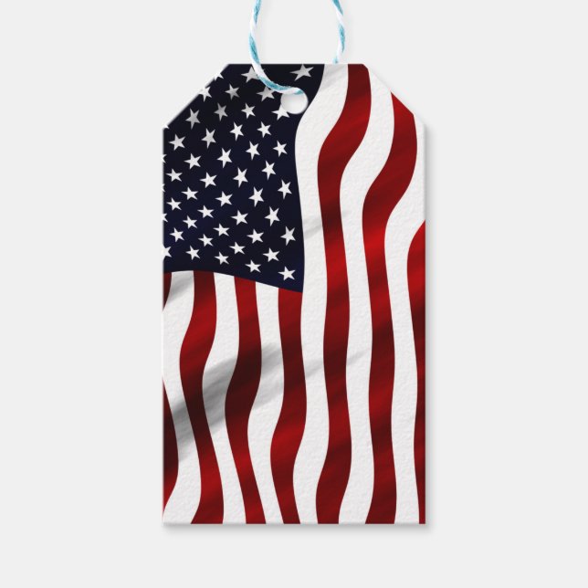 American Flag Gift Tags (Front)