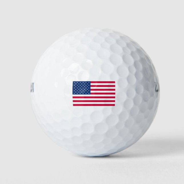 American flag Golf ball  (Front)