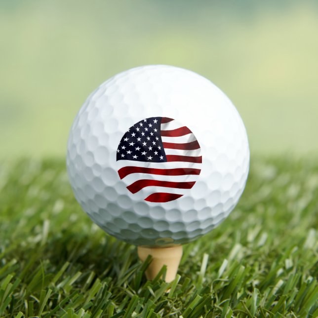 American Flag Golf Balls (Insitu Tee)