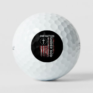 American Flag Golf Balls – One Nation Under God 