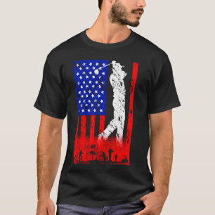 American Flag Golf Club USA 4th Of July For Men Wo T-Shirt