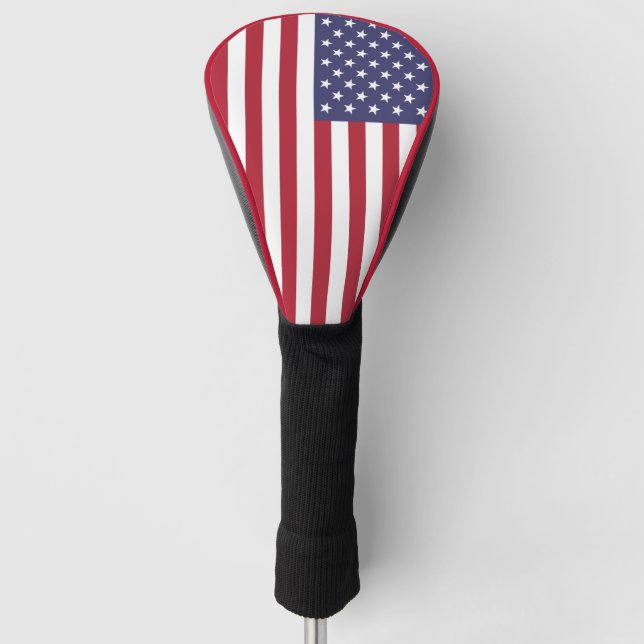 American Flag Golf Driver Headcover (Front)