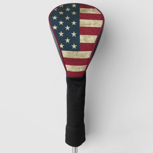 American Flag Golf Head Cover (Front)