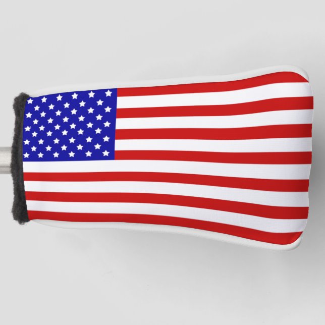 American Flag Golf Head Cover (Front)