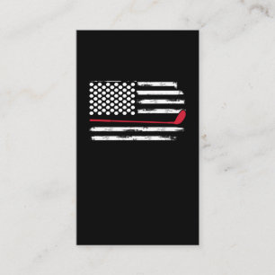 American Flag Golf Player USA 4th July Golfer Business Card