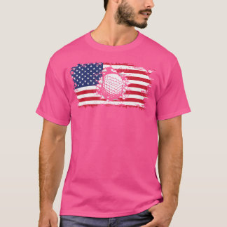 American Flag Golf T-Shirt