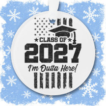 American Flag Graduation Senior Class of 2027