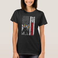 American Flag Grandfather Bear Autism Awareness Fa