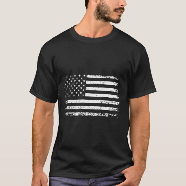 American flag graphic T-Shirt (Front)