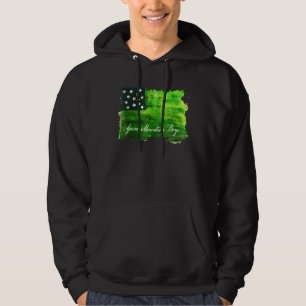 American Flag Green Mountain Boys Military Vermont Hoodie