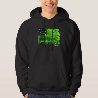American Flag Green Mountain Boys Military Vermont Hoodie