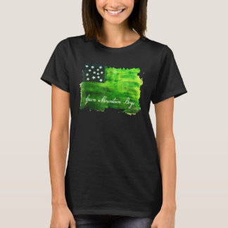 American Flag Green Mountain Boys Military Vermont T-Shirt