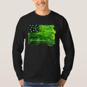 American Flag Green Mountain Boys Military Vermont T-Shirt