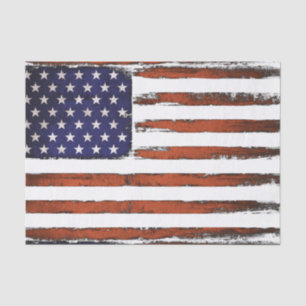 American Flag Grunge Edition Tissue Paper