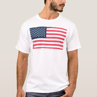 American Flag Grunge USA Flag Patriotic Mens Kids T-Shirt