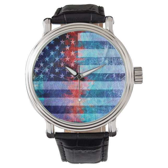 American Flag Grunge Watch (Front)