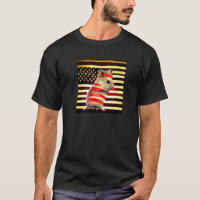 American Flag Hamster Cute Pet Animal US Flag Patr