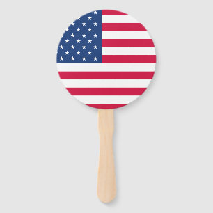 American Flag Hand Fan