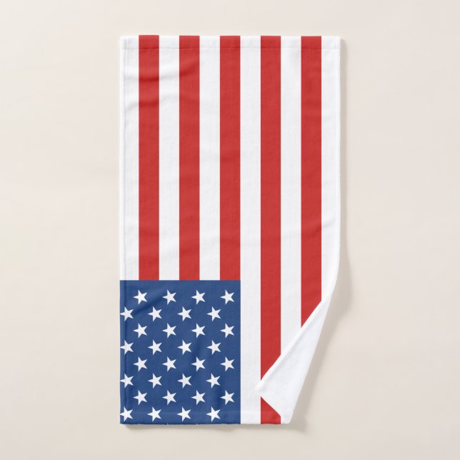 American Flag Hand Towel (Hand Towel)