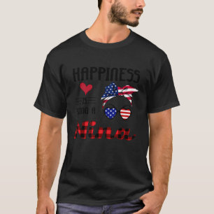American Flag Happiness Is Being A Nina T-Shirt