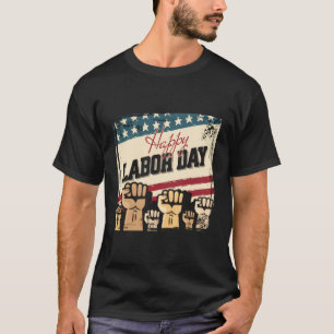American Flag Happy Labour Day 4Th September T-Shirt