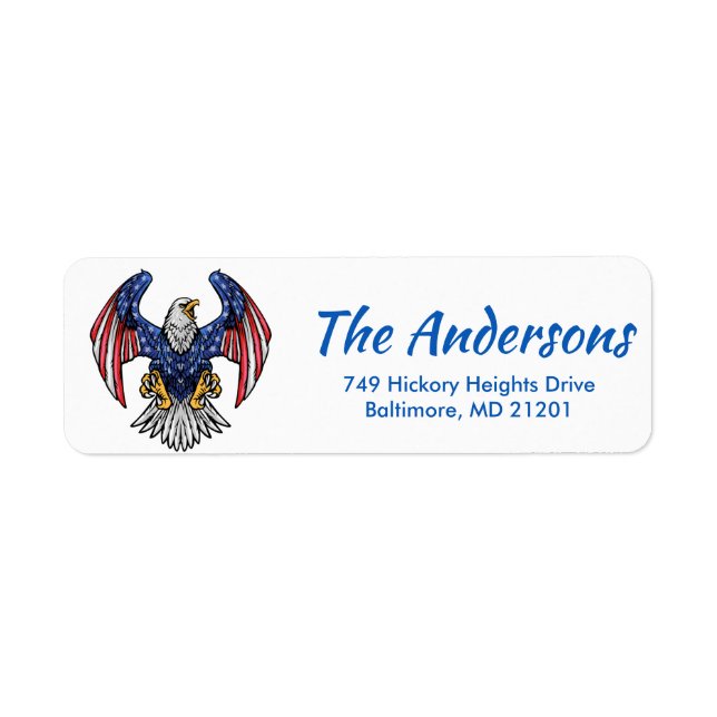 American Flag Hawk 4th of July Celebrations  (Front)
