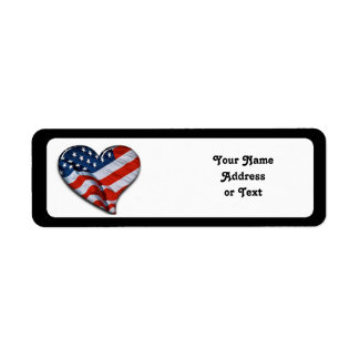 American Flag Heart