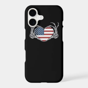 American Flag Heart Classic Design
