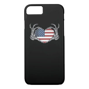 American Flag Heart Classic Design iPhone 8/7 Case
