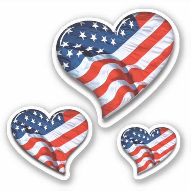 American Flag Hearts (Front)
