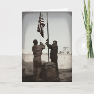 American Flag, Hero - Thank You Veterans Day Card