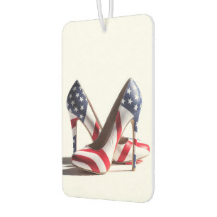 American Flag High Heels Car Air Freshener